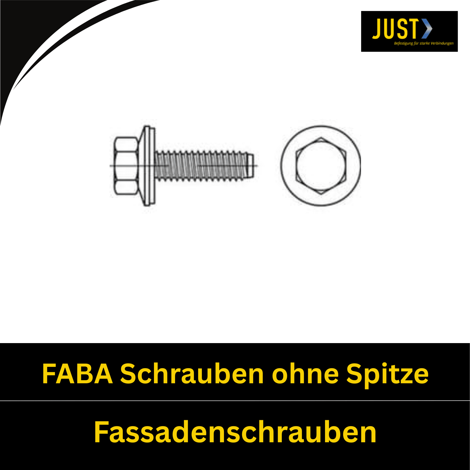 Bild für Kategorie FABA-Schrauben OHNE Spitze (Fassadenbauschrauben)